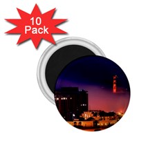 San Francisco Night Evening Lights 1 75  Magnets (10 Pack)  by BangZart