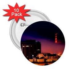 San Francisco Night Evening Lights 2 25  Buttons (10 Pack)  by BangZart