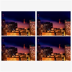 San Francisco Night Evening Lights Belt Buckles