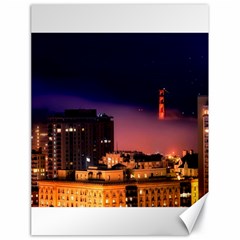 San Francisco Night Evening Lights Canvas 18  X 24   by BangZart