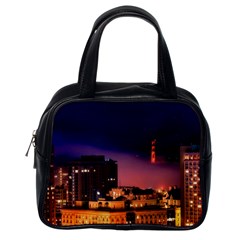 San Francisco Night Evening Lights Classic Handbags (one Side) by BangZart