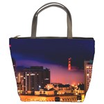 San Francisco Night Evening Lights Bucket Bags Front