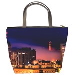 San Francisco Night Evening Lights Bucket Bags Back