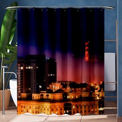 San Francisco Night Evening Lights Shower Curtain 60  X 72  (medium)  by BangZart