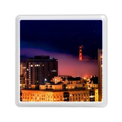 San Francisco Night Evening Lights Memory Card Reader (square)  by BangZart