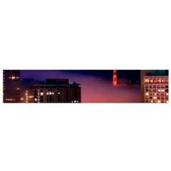 San Francisco Night Evening Lights Small Flano Scarf