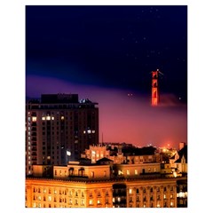 San Francisco Night Evening Lights Drawstring Bag (small) by BangZart