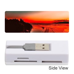 Sunset Dusk Boat Sea Ocean Water Memory Card Reader (Stick) 