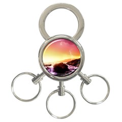 California Sea Ocean Pacific 3-Ring Key Chains