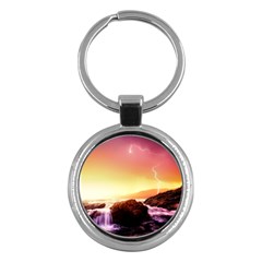 California Sea Ocean Pacific Key Chains (round)  by BangZart