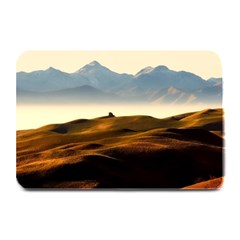 Landscape Mountains Nature Outdoors Plate Mats by BangZart