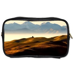 Landscape Mountains Nature Outdoors Toiletries Bags 2-side by BangZart