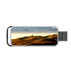 Landscape Mountains Nature Outdoors Portable Usb Flash (one Side) by BangZart