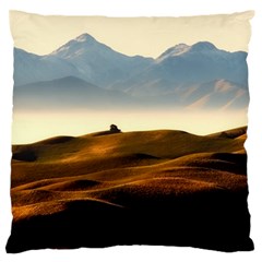 Landscape Mountains Nature Outdoors Standard Flano Cushion Case (two Sides) by BangZart