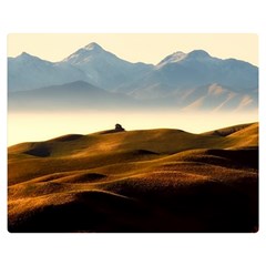 Landscape Mountains Nature Outdoors Double Sided Flano Blanket (medium)  by BangZart