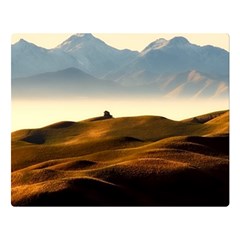 Landscape Mountains Nature Outdoors Double Sided Flano Blanket (large)  by BangZart