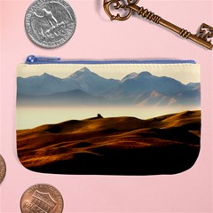 Landscape Mountains Nature Outdoors Large Coin Purse by BangZart