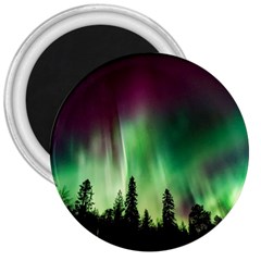 Aurora Borealis Northern Lights 3  Magnets by BangZart