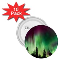 Aurora Borealis Northern Lights 1 75  Buttons (10 Pack) by BangZart