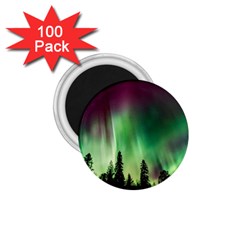 Aurora Borealis Northern Lights 1 75  Magnets (100 Pack)  by BangZart