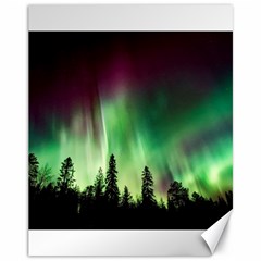 Aurora Borealis Northern Lights Canvas 11  X 14   by BangZart