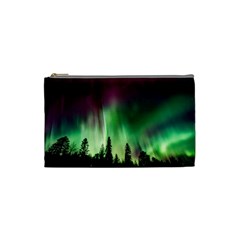 Aurora Borealis Northern Lights Cosmetic Bag (small)  by BangZart