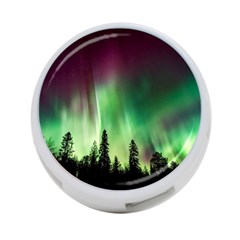 Aurora Borealis Northern Lights 4-port Usb Hub (one Side) by BangZart