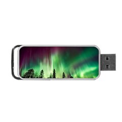 Aurora Borealis Northern Lights Portable Usb Flash (two Sides) by BangZart