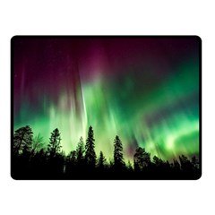 Aurora Borealis Northern Lights Double Sided Fleece Blanket (small)  by BangZart