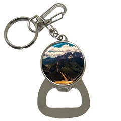 Italy Valley Canyon Mountains Sky Button Necklaces by BangZart