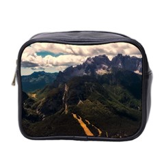 Italy Valley Canyon Mountains Sky Mini Toiletries Bag 2-side by BangZart