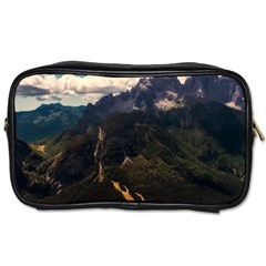 Italy Valley Canyon Mountains Sky Toiletries Bags 2-side by BangZart