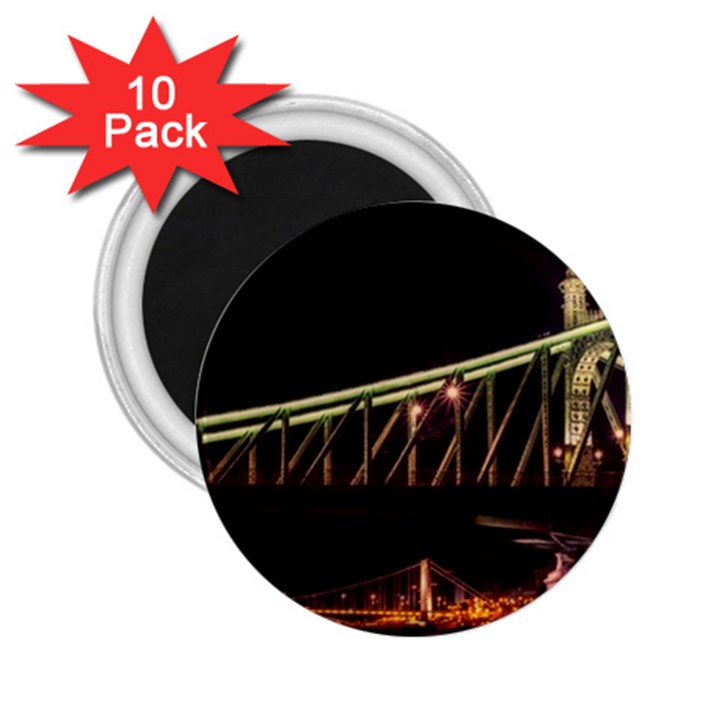 Budapest Hungary Liberty Bridge 2.25  Magnets (10 pack) 