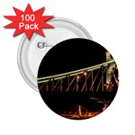 Budapest Hungary Liberty Bridge 2.25  Buttons (100 pack)  Front