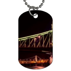 Budapest Hungary Liberty Bridge Dog Tag (one Side) by BangZart