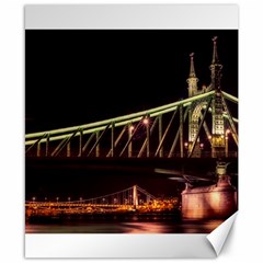 Budapest Hungary Liberty Bridge Canvas 8  X 10  by BangZart