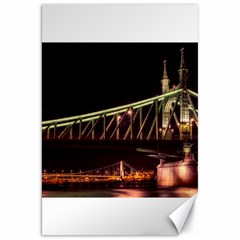 Budapest Hungary Liberty Bridge Canvas 20  X 30   by BangZart