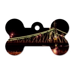 Budapest Hungary Liberty Bridge Dog Tag Bone (one Side) by BangZart