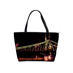 Budapest Hungary Liberty Bridge Shoulder Handbags by BangZart