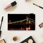 Budapest Hungary Liberty Bridge Cosmetic Bag (Small)  Back