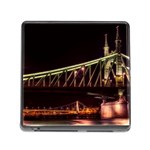 Budapest Hungary Liberty Bridge Memory Card Reader (Square) Front