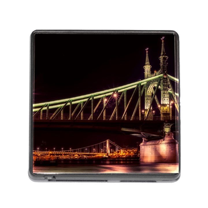 Budapest Hungary Liberty Bridge Memory Card Reader (Square)