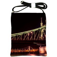 Budapest Hungary Liberty Bridge Shoulder Sling Bags by BangZart