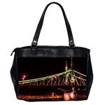 Budapest Hungary Liberty Bridge Office Handbags (2 Sides)  Back