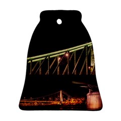 Budapest Hungary Liberty Bridge Bell Ornament (two Sides)