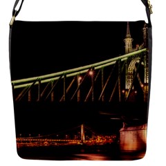 Budapest Hungary Liberty Bridge Flap Messenger Bag (s) by BangZart