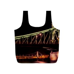 Budapest Hungary Liberty Bridge Full Print Recycle Bags (s)  by BangZart