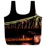 Budapest Hungary Liberty Bridge Full Print Recycle Bags (L)  Front