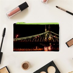 Budapest Hungary Liberty Bridge Cosmetic Bag (xs) by BangZart