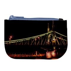 Budapest Hungary Liberty Bridge Large Coin Purse by BangZart